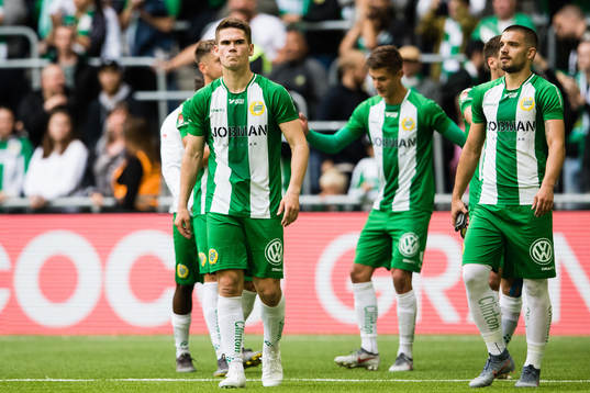 Hammarbys Vidar Örn Kjartansson, Leo Bengtsson och