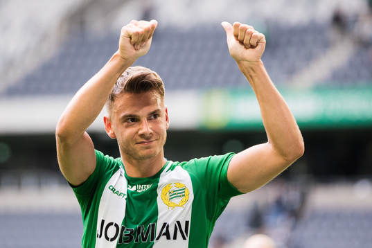 Hammarbys Alexander Kacaniklic jublar