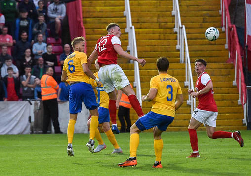 Kasper Larsen, of IFK Norrköping scores the second goal