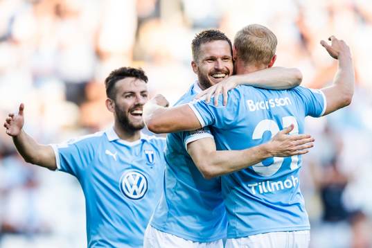 Lasse Nielsen and Franz Brorsson celebrate