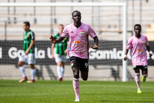 Dalkurds Kerfala Cissoko jublar efter 2-0