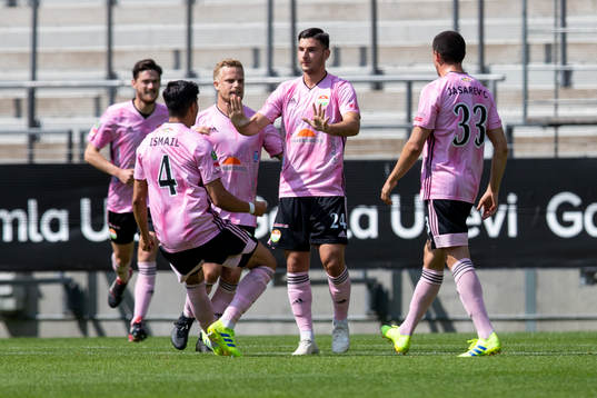 Dalkurds Besard Sabovic jublar