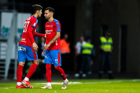 Helsingborgs Armin Gigovic och David Boysen