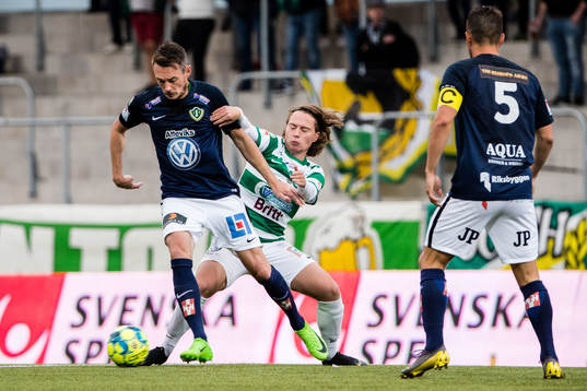 Jönköpings Daryl Smylie och Fredric Fendrich försvarar
