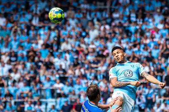 Malmö FFs Romain Gall och Sirius Niklas Busch Thor