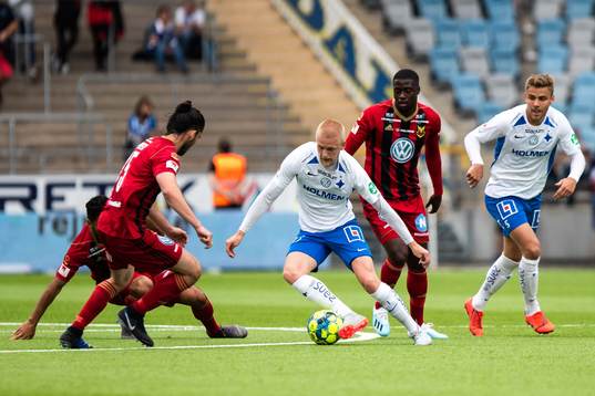 IFK Norrköpings Kalle Holmberg mot Östersunds Isak