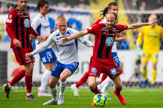 IFK Norrköpings Kalle Holmberg och Östersunds Curtis