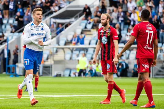IFK Norrköpings Christoffer Nyman jublar