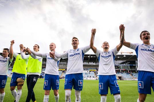 IFK Norrköpings Kalle Holmberg, Christoffer Nyman och