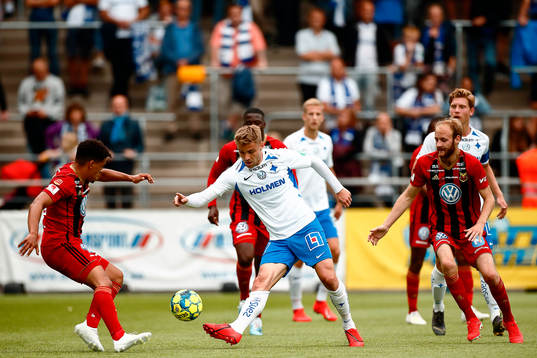 IFK Norrköpings Christoffer Nyman och Östersunds Curtis