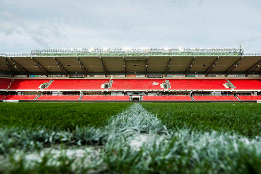 Generell vy över Guldfågeln Arena