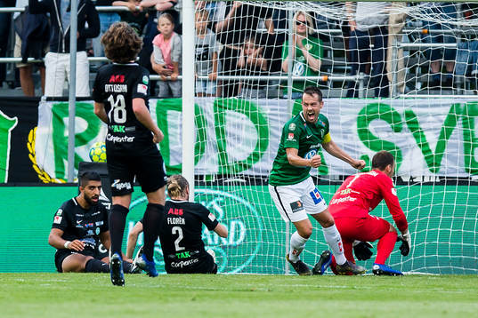 Jönköpings Fredric Fendrich jublar