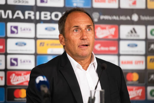 Darko Milanic, head coach of Maribor at the press conference