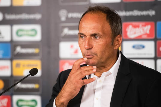 Darko Milanic, head coach of Maribor at the press conference