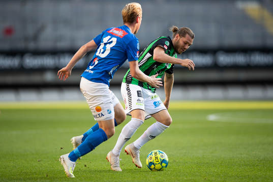 GAIS Karl Bohm och Norrbys Robin Strömberg