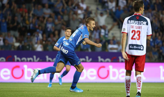 GENK, BELGIUM - JULY 26: Benjamin Nygren of Krc Genk
