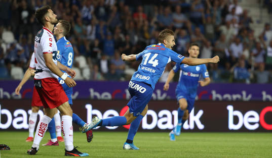 GENK, BELGIUM - JULY 26: Benjamin Nygren of Krc Genk