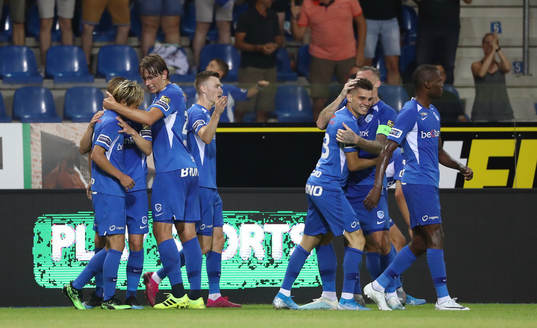 GENK, BELGIUM - JULY 26: Ianis Hagi of Krc Genk celebrates