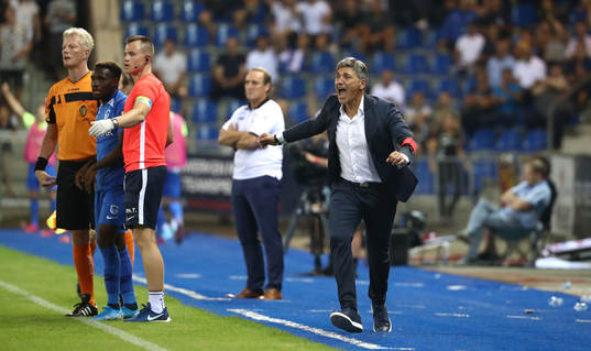 GENK, BELGIUM - JULY 26: Felice Mazzu, head coach of Krc