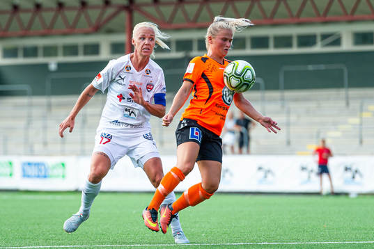 Rosengårds Caroline Seger och Kungsbackas Sara Nilsson