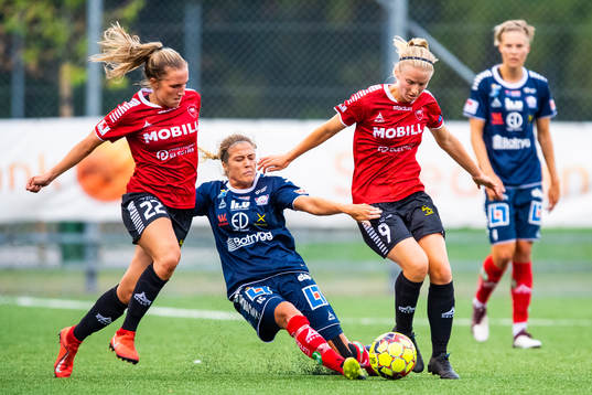 Linköpings Filippa Angeldal och Limhamn Bunkeflos Amanda