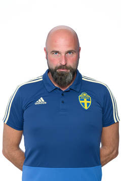 Förbundskapten Peter Wennberg i P15-landslaget