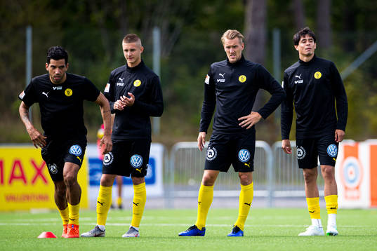 Frejs Pedro Ribeiro, Leo Bengtsson, Kim Skoglund och Jean Carlos de Brito