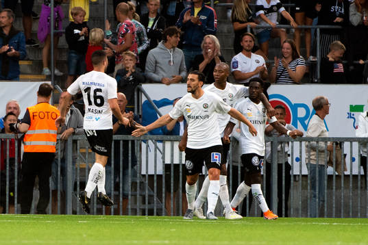 Örebros Yaser Kasım, Agon Mehmeti, Carlos Strandberg och