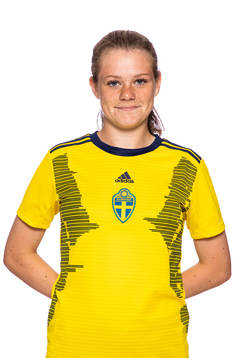 Sofia Reidy i F15/04-landslaget poserar för ett porträtt den 7 augusti 2019 i Stockholm. 
