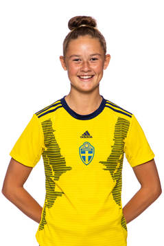 Svea Renberg i F15/04-landslaget poserar för ett porträtt den 7 augusti 2019 i Stockholm. 