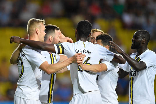 Kolbeinn Sigthorsson of AIK celebrates