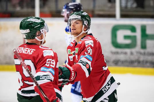 Frölundas Nicklas Lasu jublar