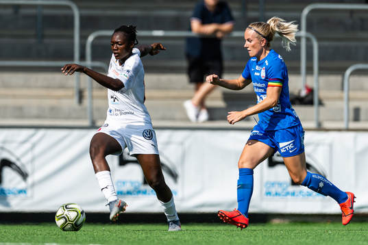 Rosengårds Anam Imo och Eskilstunas Petra Johansson