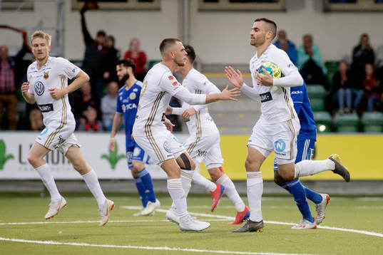 Dino Islamovic och Charlie Colkett Östersunds FK