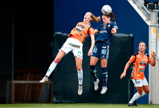 Linköpings Anna Oscarsson och Kristianstads Amanda Edgren