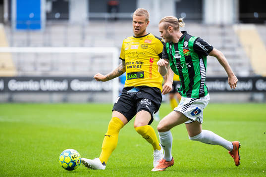 Mjällbys David Löfquist och GAIS Alexander Angelin