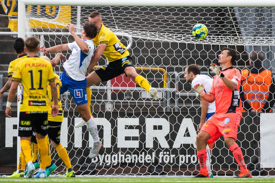 IFK Norrköpings Rasmus Lauritsen gör 2-0 på Elfsborgs