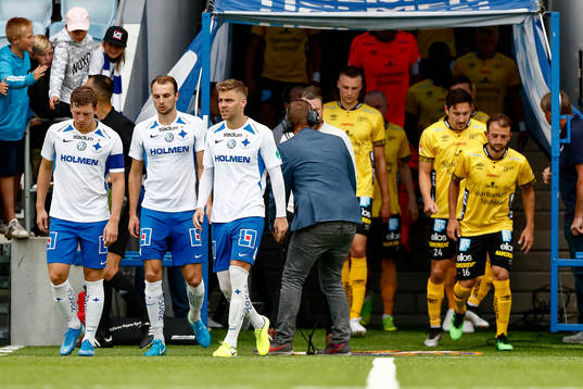 IFK Norrköpings Alexander Fransson , Lars Krogh Gerson och