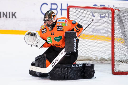 Graz 99ers målvakt Christopher Nihlstorp