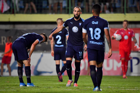 Guillermo Molins of Malmö FF celebrates