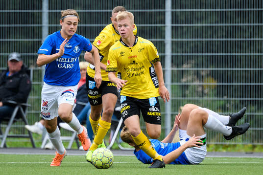 Elfsborgs Filip Gustafsson och Trelleborgs Theo Mårtensson