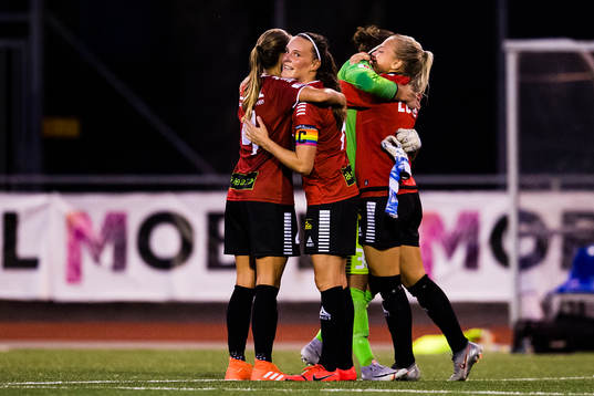 Limhamn Bunkeflos spelare jublar