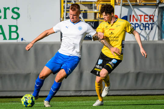 Värnamos Victor Eriksson och Elfsborgs Jesper Sandberg