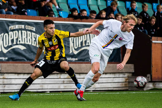 Qvidings Gustav Kadura och Häckens Ali Youssef