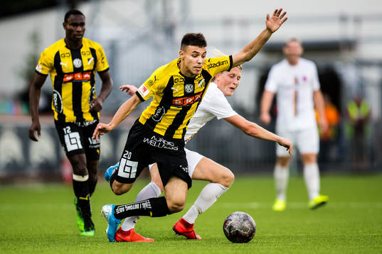 Häckens Ali Youssef och Qvidings Oscar Ehner