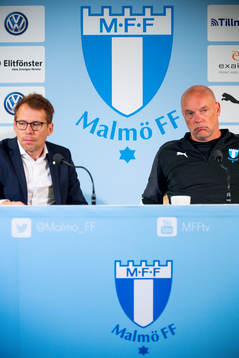 Communications officer Peter Åhlander and Uwe Rösler,