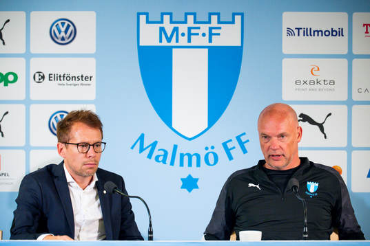 Communications officer Peter Åhlander and Uwe Rösler,