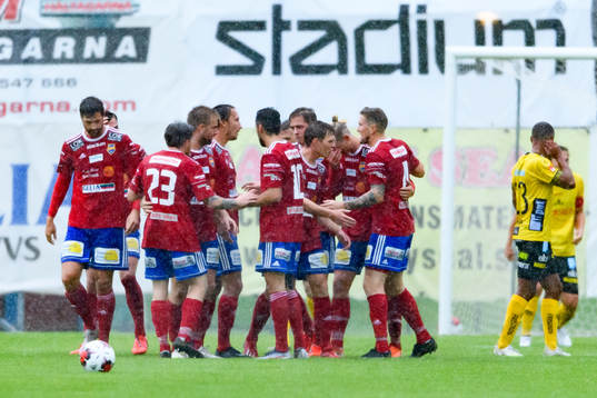 Gauthiods spelare jublar