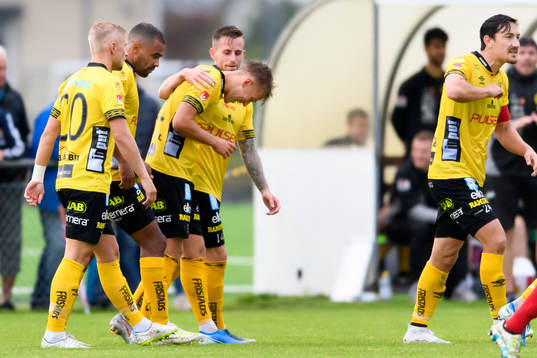 Elfsborgs spelare jublar