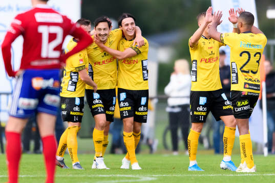 Elfsborgs Stefan Ishizaki jublar efter 1-3